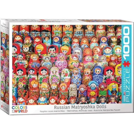 Coleção Puzzle Eurographics de Bonecas Matrioska 1000 Peças