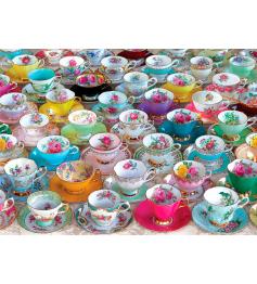 Coleção de xícaras de chá de Puzzle Eurographics de 1.000