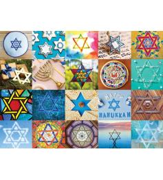 Puzzle Eurographics Colagem Da Estrela De Davi 1000 Peças