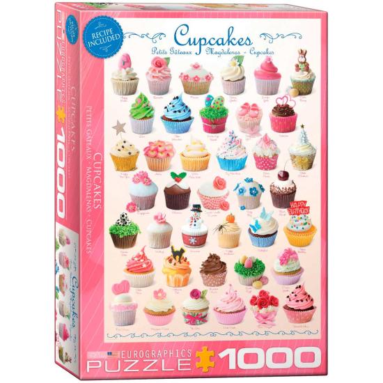 Cupcakes Puzzle Eurographics 1000 Peças Cupcakes Puzzle Eurographics 1000 Peças