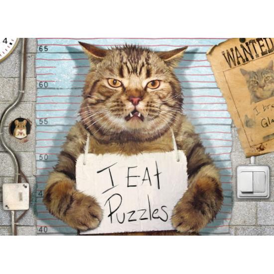 Puzzle Eurographics Criminoso Felino XXL 500 pçs
