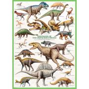 Dinossauros Eurographics do Cretáceo Puzzle de 1000 peças
