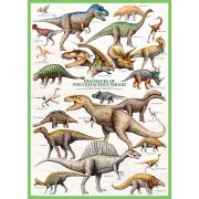 Dinossauros Eurographics do Cretáceo Puzzle de 1000 peças