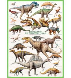 Dinossauros Eurographics do Cretáceo Puzzle de 1000 peças