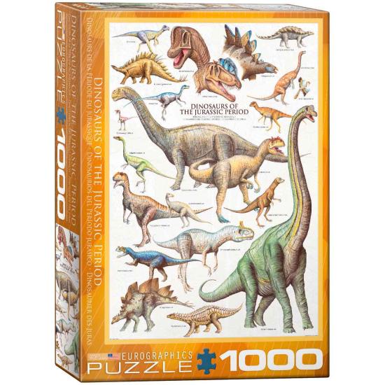 Puzzle Eurographics Jurassic Dinosaurs 1000 peças