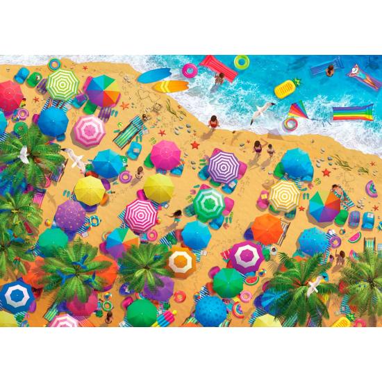 Puzzle Eurographics Diversão de verão na Praia de 1000 peças Puzzle Eurographics Diversão de verão na Praia de 1000 peças