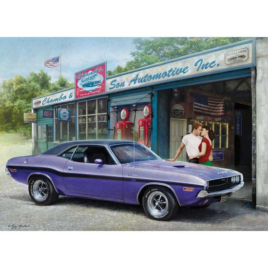 Puzzle Eurographics Dodge Plum Crazy Challenger 1000 peça