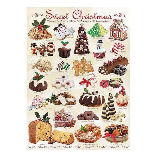 Puzzle de 1000 peças de doces de Natal Eurographics