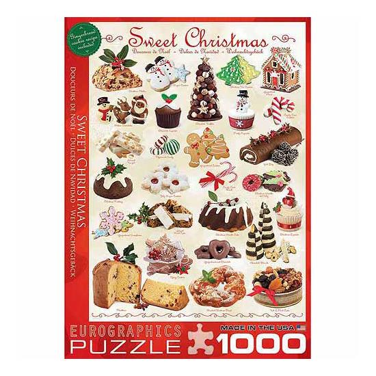 Puzzle de 1000 peças de doces de Natal Eurographics