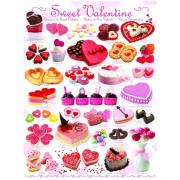 Puzzle Eurographics Sweet Valentine's 1000 peças