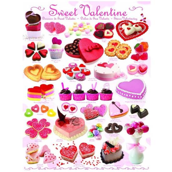 Puzzle Eurographics Sweet Valentine's 1000 peças