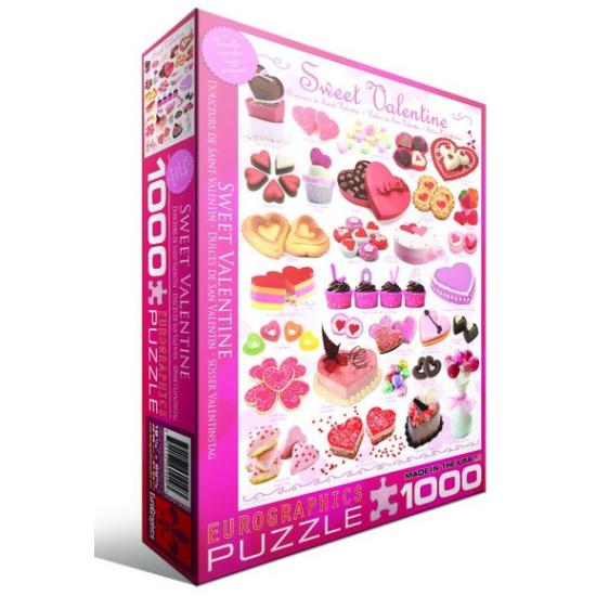 Puzzle Eurographics Sweet Valentine's 1000 peças