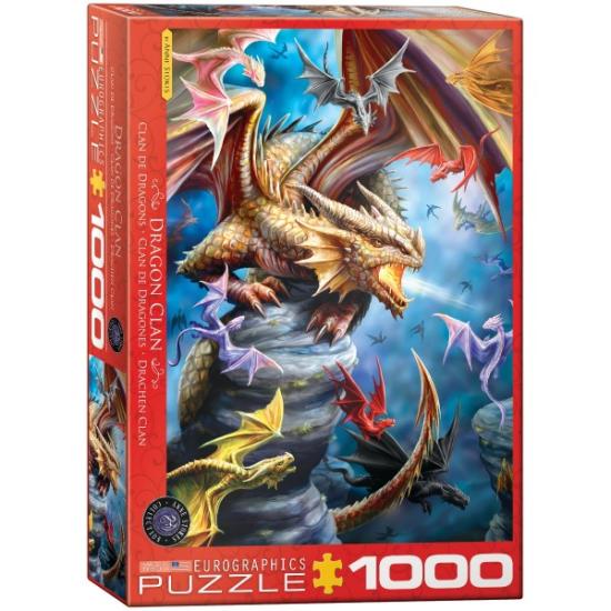 Puzzle Eurographics O Clã do Dragão de 1000 Peças
