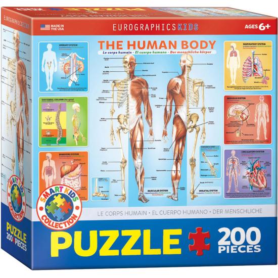 Puzzle Eurographics O Corpo Humano 200 Peças