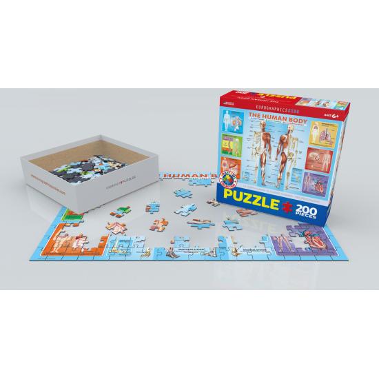 Puzzle Eurographics O Corpo Humano 200 Peças