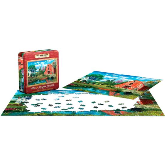 Puzzle Eurographics The Red Barn, Lata de 1000 Pzs