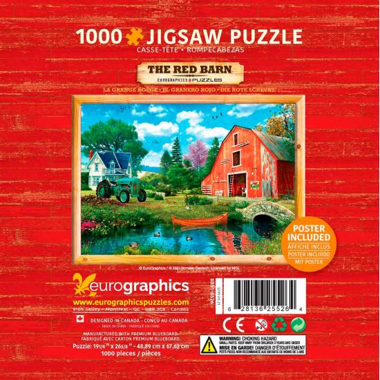 Puzzle Eurographics The Red Barn, Lata de 1000 Pzs