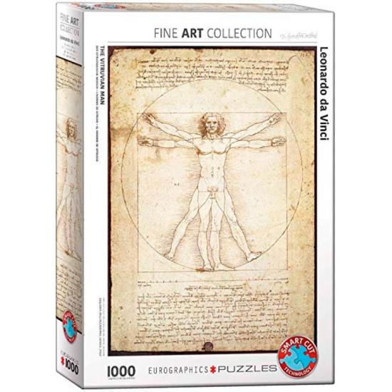 Puzzle Eurographics O Homem Vitruviano 1000 Peças