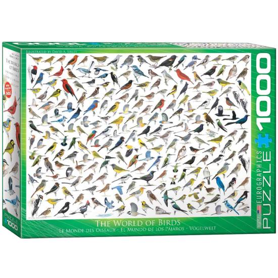 Puzzle Eurographics O Mundo dos Pássaros 1000 Peças