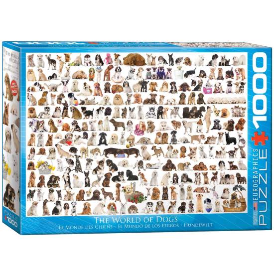 Puzzle Eurographics O Mundo dos Cães 1000 Peças