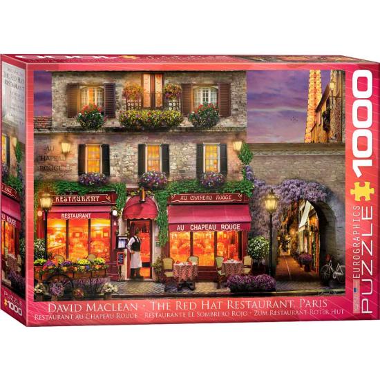 Resto de eurografia de Puzzle. O chapéu vermelho de 1000