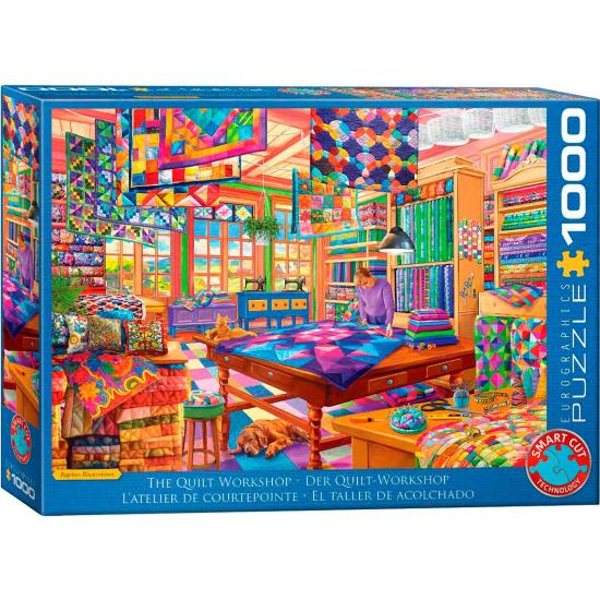 Puzzle Eurographics A Oficina de Colchas de 1000 peças