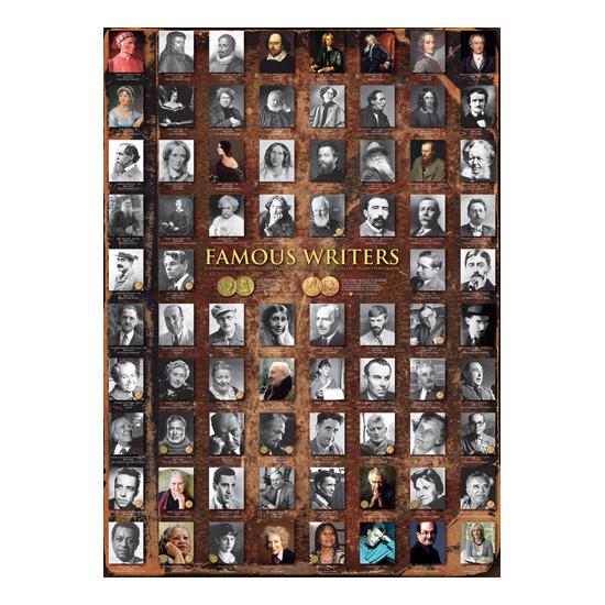 Puzzle Eurographics Escritores Famosos 1000 Peças