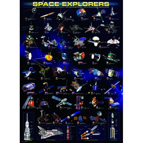 Puzzle Eurographics Space Explorers de 1000 peças