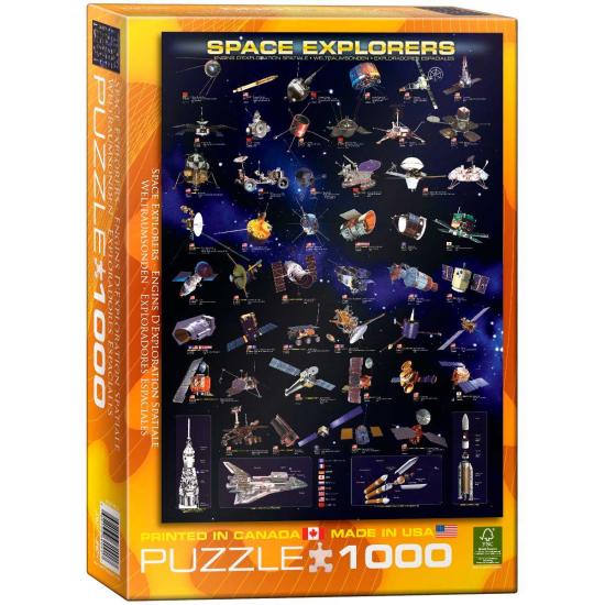 Puzzle Eurographics Space Explorers de 1000 peças