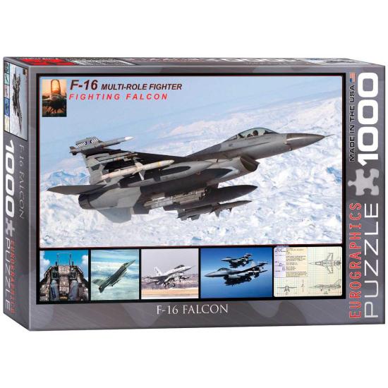 Puzzle Eurographics Falcon F-16 1000 peças