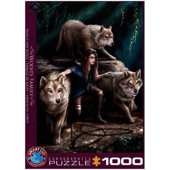 Puzzle Eurographics Wolf Family 1000 peças