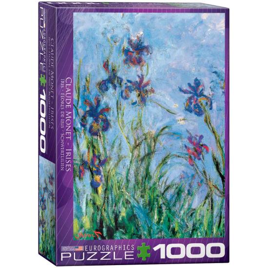 Puzzle Eurographics Iris Flowers of 1000 Piez