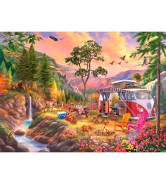 Puzzle Eurographics Camper's Paradise VW Van de 1000 pçs