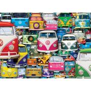 Puzzle Eurographics Fun Volkswagen Vans 1000 Peças