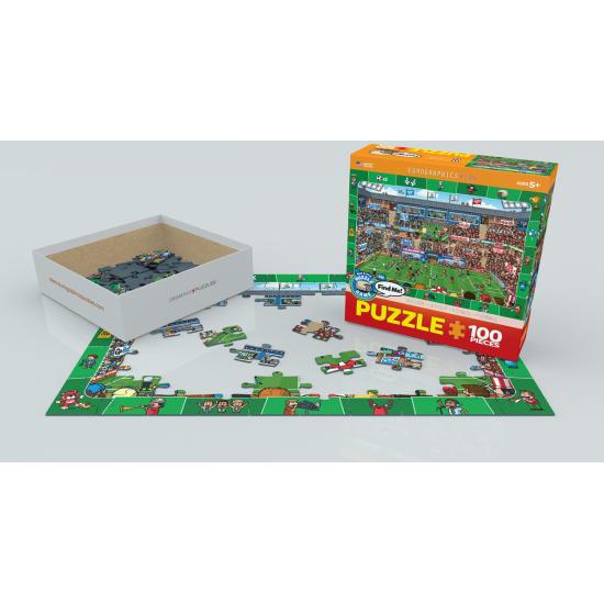 Puzzle Eurographics Soccer 100 Peças