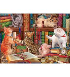 Puzzle Eurographics Gatinhos Da Biblioteca 1000 Peças
