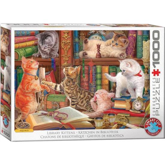 Puzzle Eurographics Gatinhos Da Biblioteca 1000 Peças