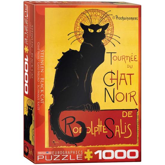 Puzzle Eurographics Black Cat 1000 peças Puzzle Eurographics Black Cat 1000 peças