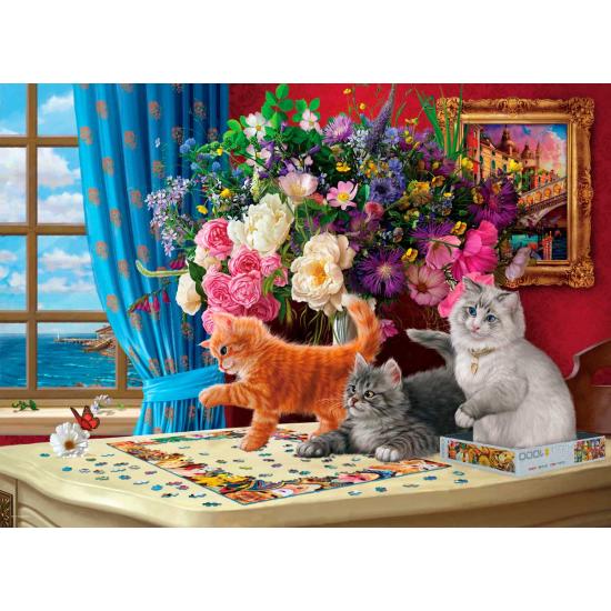 Puzzle Eurographics Gatos Enigmáticos 1000 Peças