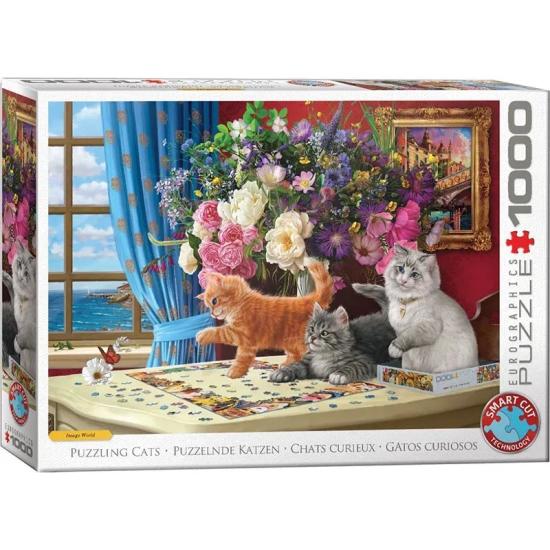 Puzzle Eurographics Gatos Enigmáticos 1000 Peças