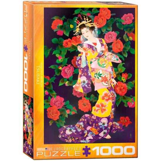 Puzzle Eurographics Gueixa Tsubaki 1000 peças