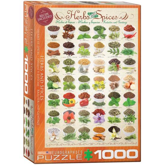 Puzzle Eurographics Ervas e Especiarias 1000 Peças