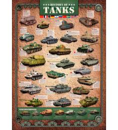 Puzzle Eurographics História dos Tanques 1000 Peças
