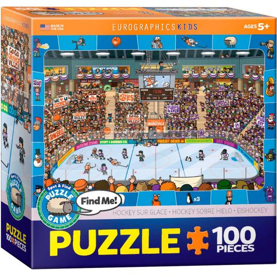 Puzzle Eurographics Hockey 100 Peças