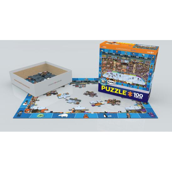 Puzzle Eurographics Hockey 100 Peças