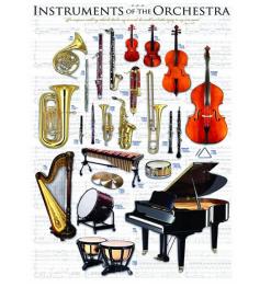 Instrumentos de Orquestra Puzzle Eurographics 1000 Peças