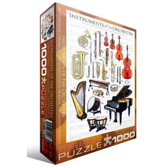 Instrumentos de Orquestra Puzzle Eurographics 1000 Peças