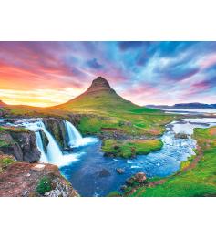 Puzzle Eurographics Montanha Kirkjufell da Islândia de 1000 peç