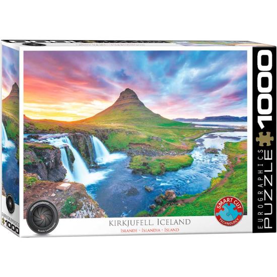 Puzzle Eurographics Montanha Kirkjufell da Islândia de 1000 peç