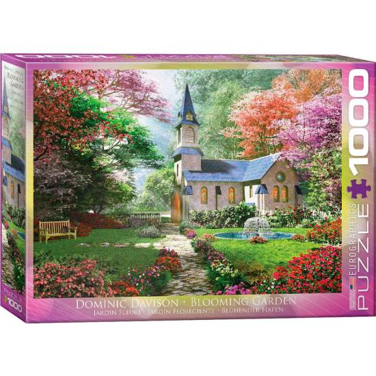 Puzzle Eurographics Blooming Garden 1000 peças Puzzle Eurographics Blooming Garden 1000 peças
